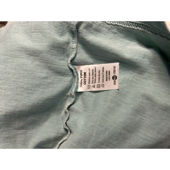 Smith + Rogue Women Short Sleeve T-Shirt Size M Blue Turquoise - Picture 6 of 6